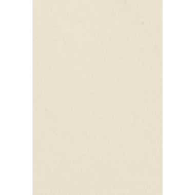 2x creme witte papieren tafelkleden 137 x 274 cm