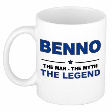 Benno the man, the myth the legend cadeau koffie mok / thee beker 300