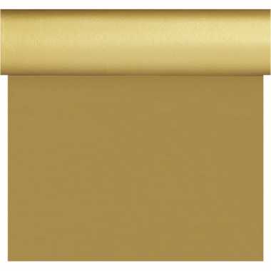 Bruiloft/huwelijk gouden tafelloper/placemats 40 x 480 cm