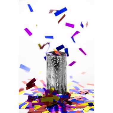 Confetti tafelkanon zilver