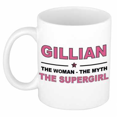Gillian the woman, the myth the supergirl cadeau koffie mok / thee beker 300 ml