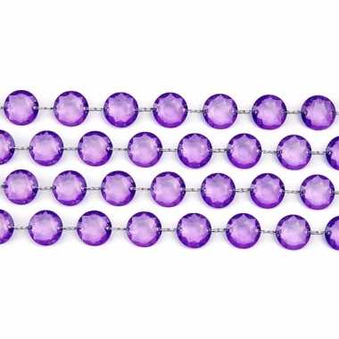 Kristal slinger violet paars 1 meter