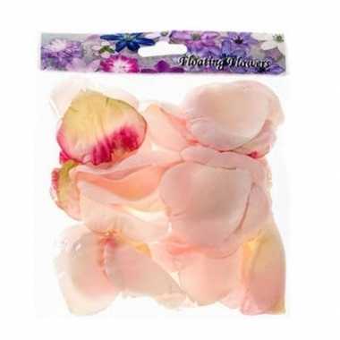 Valentijn - 108x roze strooi rozenblaadjes decoratie