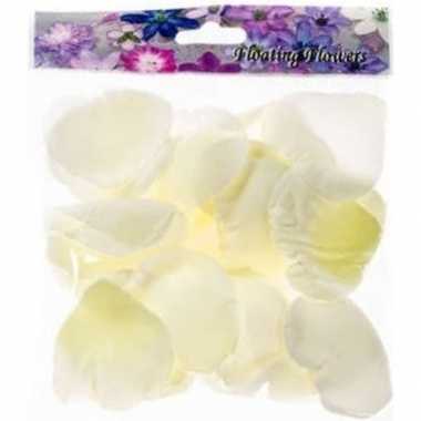 Valentijn - 108x witte strooi rozenblaadjes decoratie