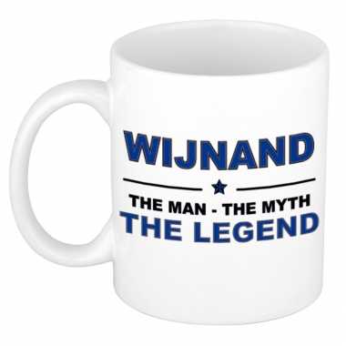 Wijnand the man, the myth the legend cadeau koffie mok / thee beker 300 ml