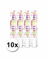 10 confetti kanonnen hartjes 28 cm