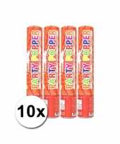 10 confetti kanonnen rood 28 cm