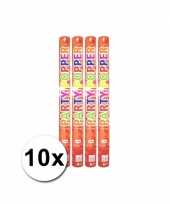 10 confetti kanonnen rood 57 cm