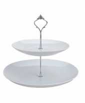 2 laags etagere keramiek