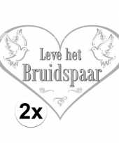 2x deurbord bruidspaar