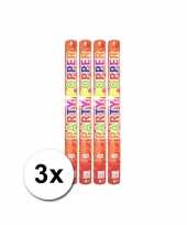 3 confetti kanonnen rood 57 cm