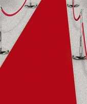 3x rode loper 450 x 50 cm