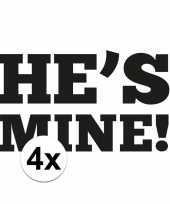 4x homo koppel bruiloft schoenzool stickers