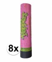8x voordelige bruiloft confetti shooter