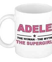 Adele the woman the myth the supergirl cadeau koffie mok thee beker 300 ml