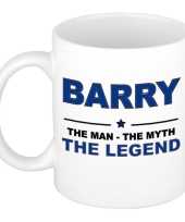 Barry the man the myth the legend cadeau koffie mok thee beker 300 ml