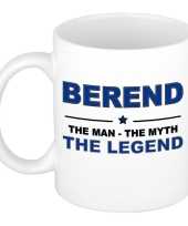 Berend the man the myth the legend cadeau koffie mok thee beker 300 ml