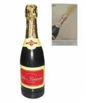 Champagne fles met confetti