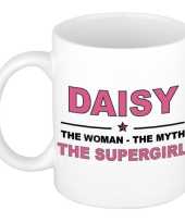 Daisy the woman the myth the supergirl cadeau koffie mok thee beker 300 ml