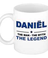 Daniel the man the myth the legend cadeau koffie mok thee beker 300 ml