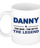Danny the man the myth the legend cadeau koffie mok thee beker 300 ml
