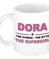 Dora the woman the myth the supergirl cadeau koffie mok thee beker 300 ml