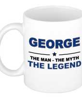 George the man the myth the legend cadeau koffie mok thee beker 300 ml