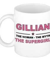 Gillian the woman the myth the supergirl cadeau koffie mok thee beker 300 ml