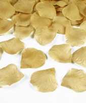 Gouden rozenblaadjes 500x stuks