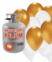 Helium tank met bruiloft 30 ballonnen 10150899