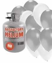 Helium tank met bruiloft 50 ballonnen 10150902
