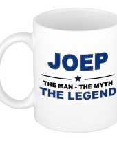 Joep the man the myth the legend cadeau koffie mok thee beker 300 ml