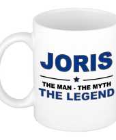 Joris the man the myth the legend cadeau koffie mok thee beker 300 ml