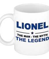 Lionel the man the myth the legend cadeau koffie mok thee beker 300 ml