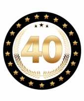 Luxe bierviltjes 40 jaar