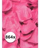 Luxe roze rozenblaadjes pakket