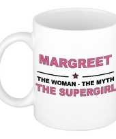 Margreet the woman the myth the supergirl cadeau koffie mok thee beker 300 ml