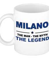 Milano the man the myth the legend cadeau koffie mok thee beker 300 ml