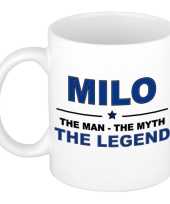 Milo the man the myth the legend cadeau koffie mok thee beker 300 ml