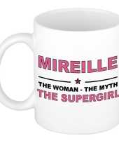 Mireille the woman the myth the supergirl cadeau koffie mok thee beker 300 ml