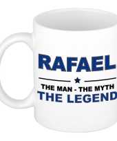 Rafael the man the myth the legend cadeau koffie mok thee beker 300 ml