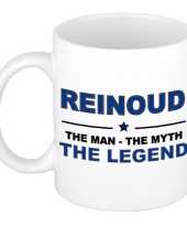 Reinoud the man the myth the legend cadeau koffie mok thee beker 300 ml