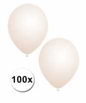 Transparante ballonnen 100 stuks