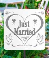 Tuinbord just married