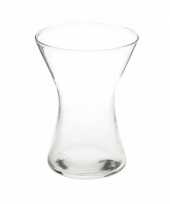 Zandloper vaas glas 19 cm
